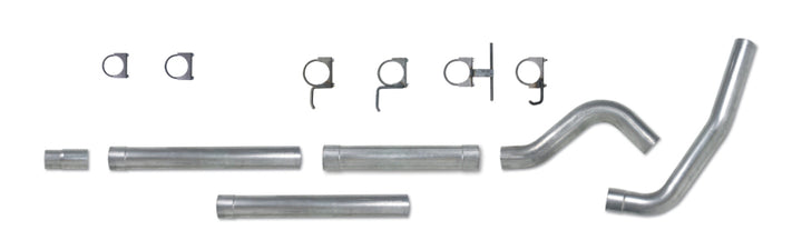 Diamond Eye KIT 4in CB MFLR RPLCMENT PIPE SGL AL: 94-97 FORD 7.3L F250/F350 PWRSTROKE - Bull Strap