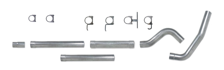 Diamond Eye KIT 4in CB MFLR RPLCMENT PIPE SGL AL: 94-97 FORD 7.3L F250/F350 PWRSTROKE - Bull Strap