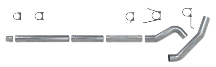 Diamond Eye KIT 5in CB MFLR RPLCMENT PIPE SGL AL: 2004.5-2007.5 DODGE CUMMINS 600 - Bull Strap