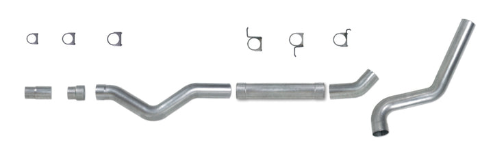 Diamond Eye KIT 5in CB MFLR RPLCMENT PIPE SGL AL: 2006-2007.5 CHEVY 6.6L 2500/3500 - Bull Strap