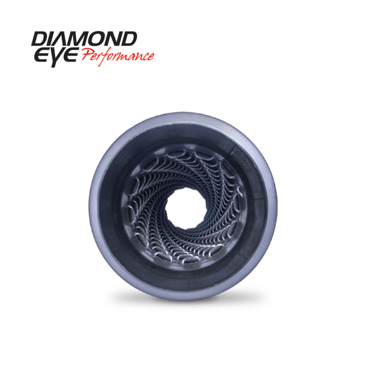 Diamond Eye RESONATOR 4in W/ ENDS (CLAMPED) AL - Bull Strap