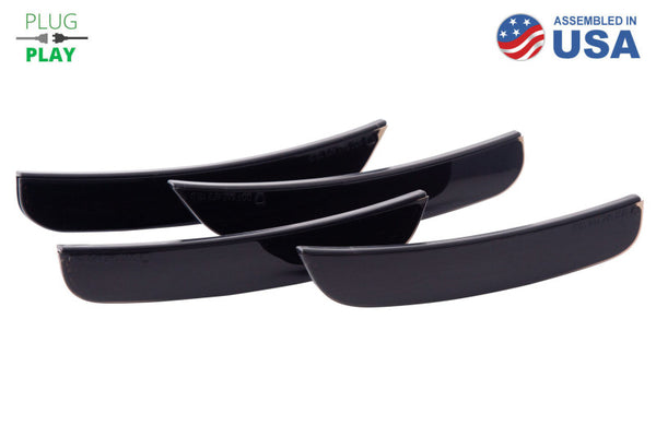 Diode Dynamics 15-21 Dodge Charger LED Sidemarkers - Smoked (set) - Bull Strap