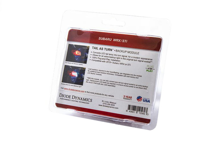 Diode Dynamics 15-21 Subaru WRX / STi Tail as Turn +Backup Module (USDM) Module Only - Bull Strap