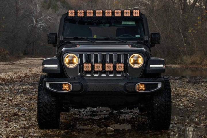 Diode Dynamics 18-23 Jeep JL Wrangler Elite Max LED Headlamps - Bull Strap