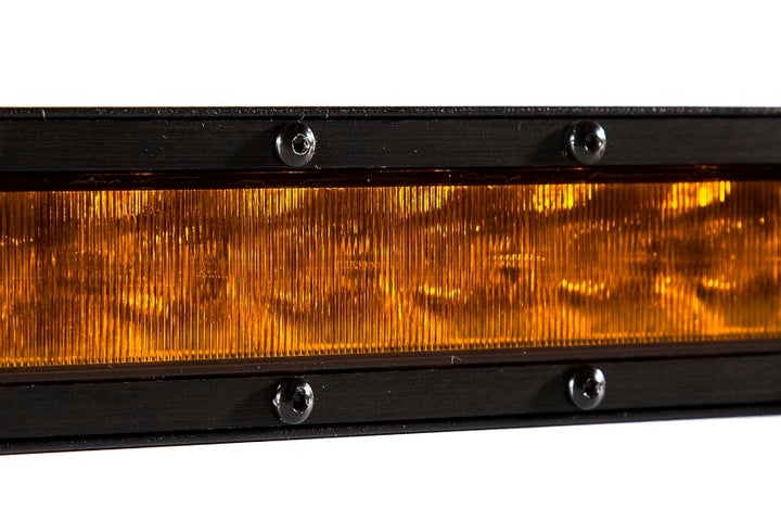 Diode Dynamics 18 In LED Light Bar Single Row Straight - Amber Combo Each Stage Series - Bull Strap