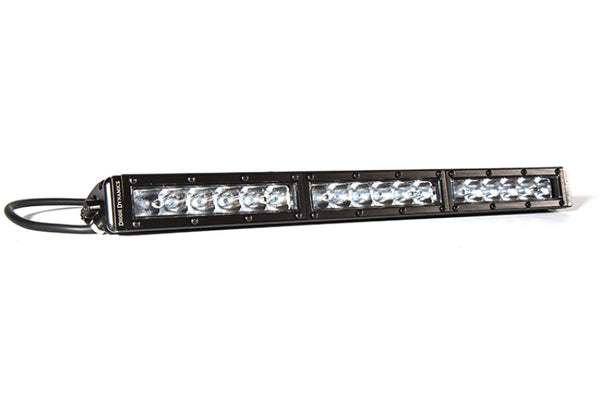 Diode Dynamics 18 In LED Light Bar Single Row Straight Clear Driving Each Stage Series - Bull Strap