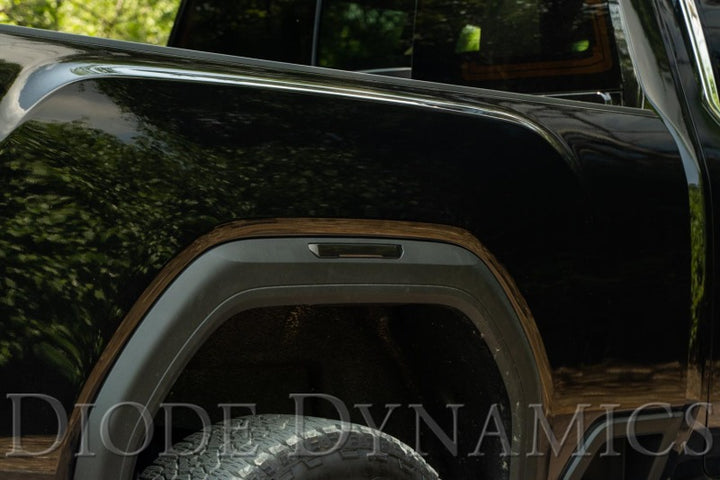 Diode Dynamics 20-21 Sierra 2500/3500 HD LED Sequential Sidemarkers Smoked Set - Bull Strap