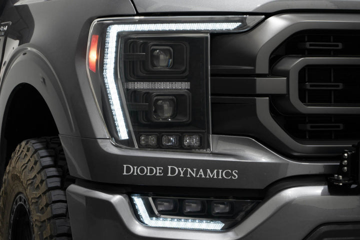 Diode Dynamics 2021+ Ford F-150 Elite Max LED Headlamps - Bull Strap