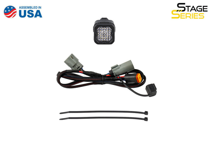 Diode Dynamics 2022+ Ford Maverick C1 Sport HitchMount LED Pod Reverse Kit - Bull Strap