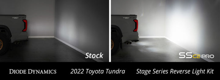 Diode Dynamics 2022 Toyota Tundra C2 Pro Stage Series Reverse Light Kit - Bull Strap