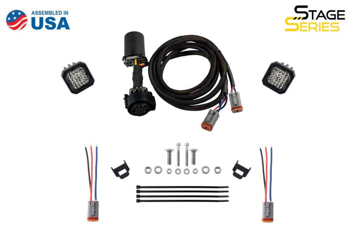 Diode Dynamics 2022 Toyota Tundra C2 Pro Stage Series Reverse Light Kit - Bull Strap