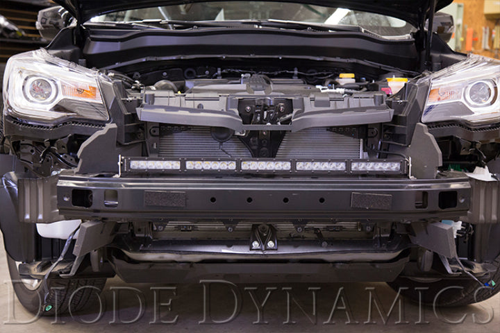 Diode Dynamics 30 In LED Light Bar Single Row Straight - Amber Combo Each Stage Series - Bull Strap