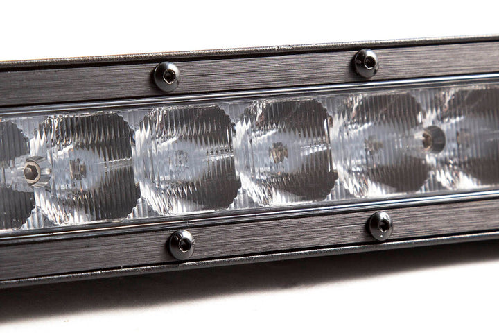 Diode Dynamics 30 In LED Light Bar Single Row Straight Clear Combo Each Stage Series - Bull Strap
