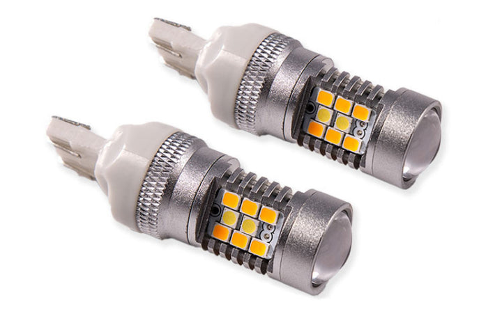 Diode Dynamics 7443 LED Bulb HP24 LED - Cool - White Switchback (Pair) - Bull Strap