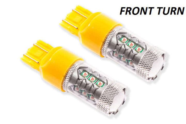 Diode Dynamics 7443 LED Bulb HP48 LED - Amber (Pair) - Bull Strap