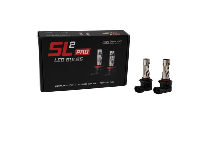 Diode Dynamics 9005/9011/H10 White SL2 Pro LED Bulbs (pair) - Bull Strap