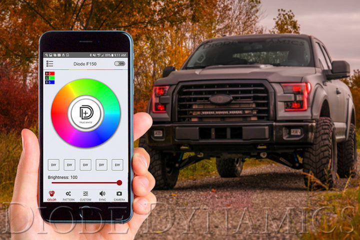 Diode Dynamics - Bluetooth RGBW M8 Controller 1ch - Bull Strap
