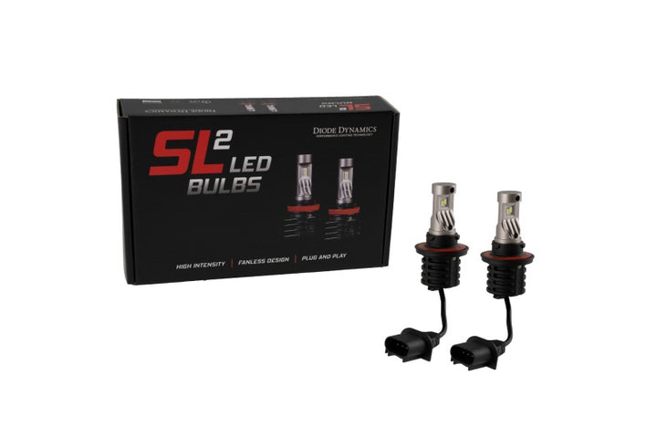 Diode Dynamics H13 White SL2 LED Bulbs (pair) - Bull Strap