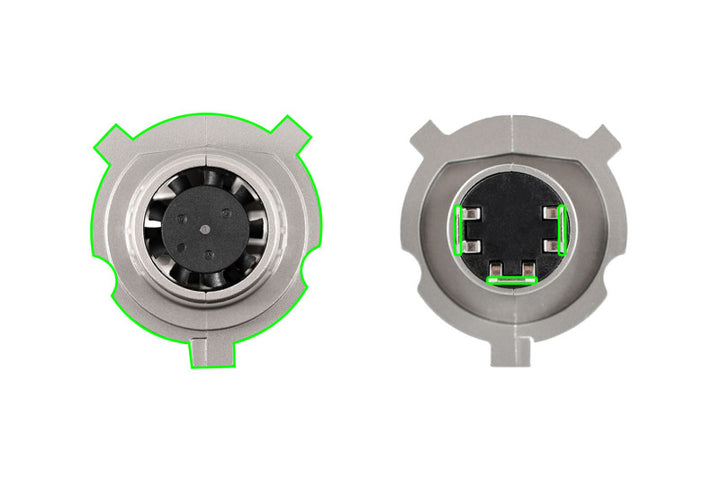 Diode Dynamics H4 White SL2 Pro LED Bulbs (Pair) - Bull Strap