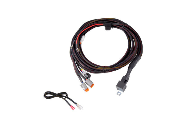 Diode Dynamics Heavy Duty Dual Output 3-way 4-pin Wiring Harness - Bull Strap