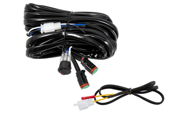 Diode Dynamics Heavy Duty Dual Output Light Bar Wiring Harness - Bull Strap