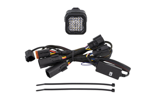 Diode Dynamics Hitch Mount LED Pod Reverse Kit for GMC Sierra 1500 2019-2023 C1R - Bull Strap