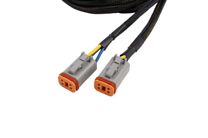 Diode Dynamics Light Duty Dual Output 3-way 4-pin Wiring Harness - Bull Strap