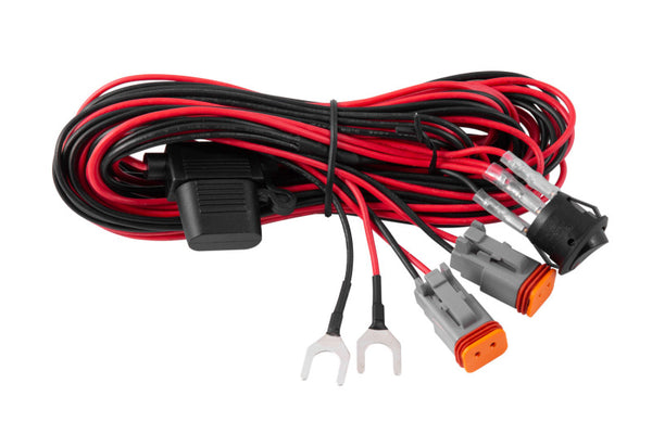Diode Dynamics Light Duty Dual Output Light Bar Wiring Harness - Bull Strap