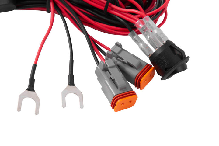 Diode Dynamics Light Duty Dual Output Light Bar Wiring Harness - Bull Strap