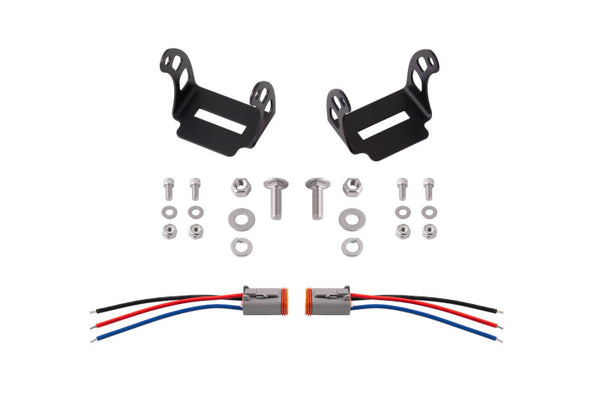 Diode Dynamics SS3 Backlit Universal Bracket Kit (Pair) - Bull Strap