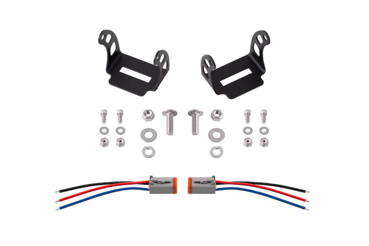 Diode Dynamics SS3 Backlit Universal Bracket Kit (Pair) - Bull Strap