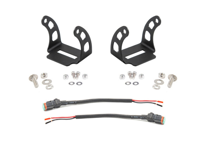 Diode Dynamics SS3 Backlit Universal Bracket Kit (Pair) - Bull Strap
