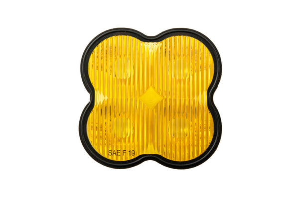 Diode Dynamics SS3 Lens PC Fog - Yellow - Bull Strap