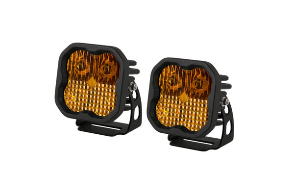 Diode Dynamics SS3 Max ABL - Yellow Combo Standard (Pair) - Bull Strap