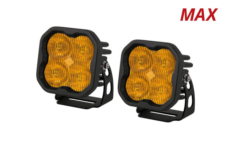 Diode Dynamics SS3 Max ABL - Yellow Combo Standard (Pair) - Bull Strap