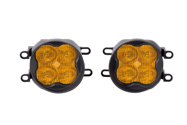 Diode Dynamics SS3 Max Type B Kit ABL - Yellow SAE Fog - Bull Strap