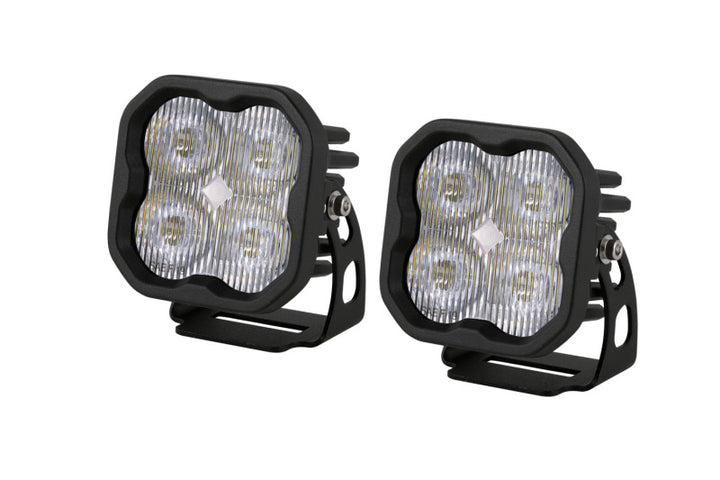 Diode Dynamics SS3 Pro ABL - White SAE Fog Standard (Pair) - Bull Strap