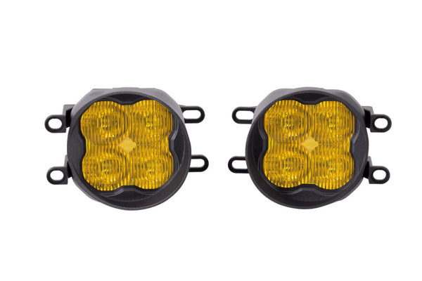 Diode Dynamics SS3 Pro Type B Kit ABL - Yellow SAE Fog - Bull Strap