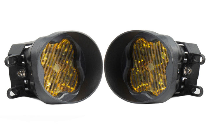 Diode Dynamics SS3 Pro Type B Kit ABL - Yellow SAE Fog - Bull Strap