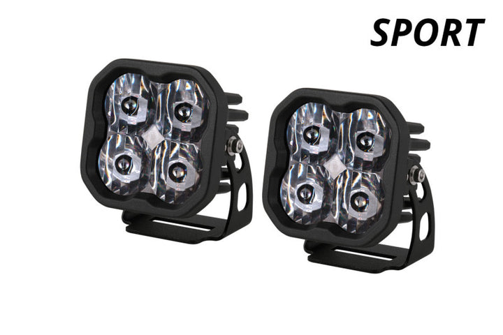 Diode Dynamics SS3 Sport ABL - White Combo Standard (Pair) - Bull Strap