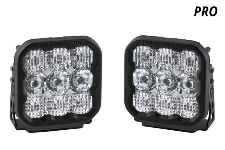 Diode Dynamics SS5 LED Pod Pro - White Combo (Pair) - Bull Strap