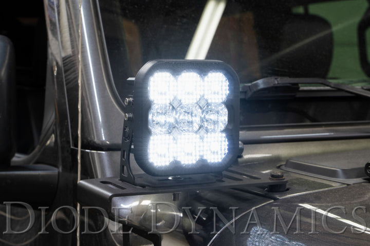Diode Dynamics SS5 LED Pod Pro - White Spot (Pair) - Bull Strap