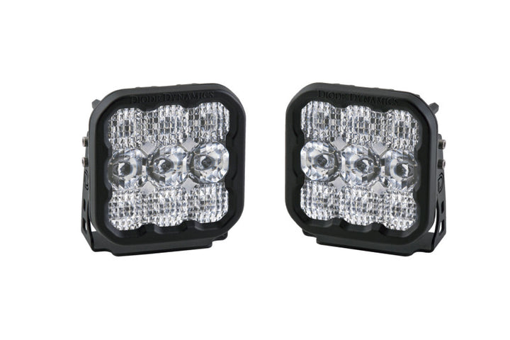 Diode Dynamics SS5 LED Pod Sport - White Combo (Pair) - Bull Strap