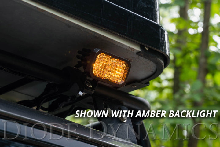 Diode Dynamics Stage Series 2 In LED Pod Pro - White Combo Standard ABL (Pair) - Bull Strap