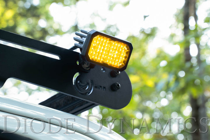 Diode Dynamics Stage Series 2 In LED Pod Pro - Yellow Fog Standard ABL (Pair) - Bull Strap