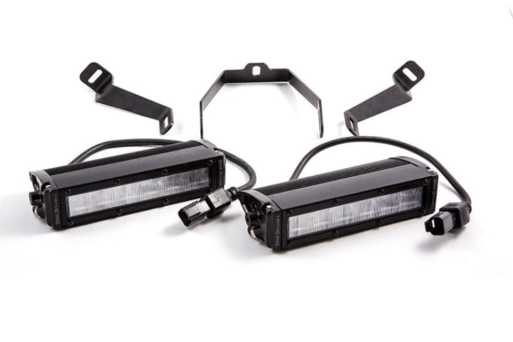 Diode Dynamics WRX 2015 SS6 LED Kit - White Driving - Bull Strap