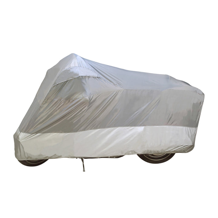 Dowco UltraLite Motorcycle Cover Gray - Medium - Bull Strap