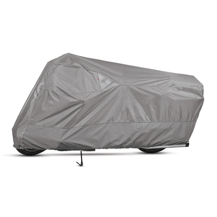 Dowco WeatherAll Plus Motorcycle Cover Gray - Large - Bull Strap