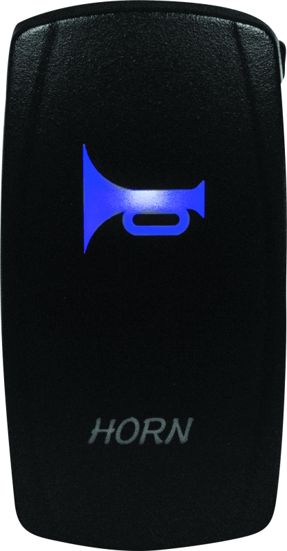 DragonFire Racing Lighted Switch Horn On/Off Blue - Bull Strap