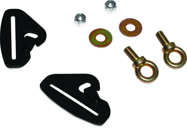 DragonFire Racing Quick-Release Snap Hook Harness Tab Kits - 3 in. - Bull Strap